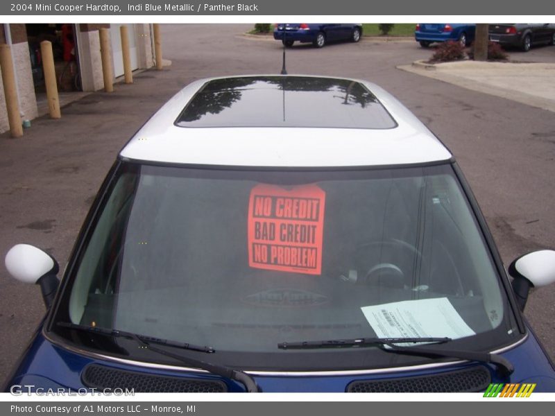 Indi Blue Metallic / Panther Black 2004 Mini Cooper Hardtop