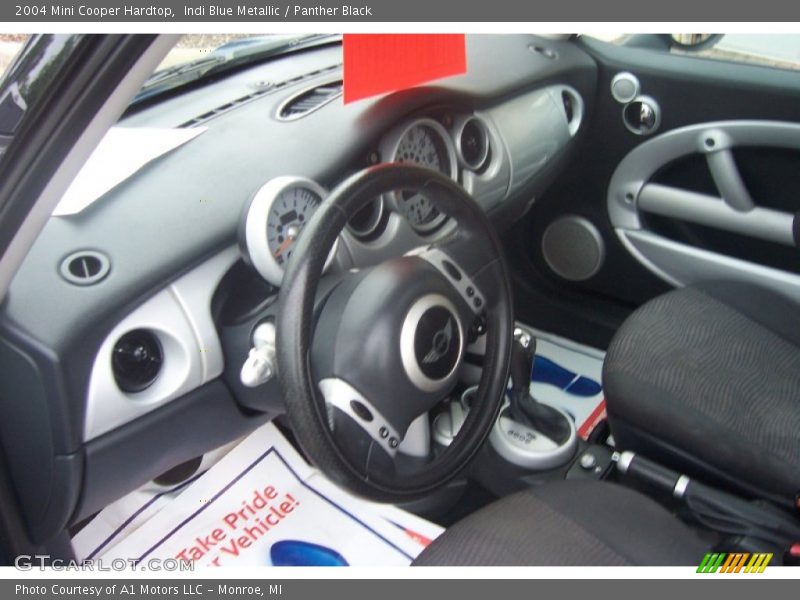 Indi Blue Metallic / Panther Black 2004 Mini Cooper Hardtop