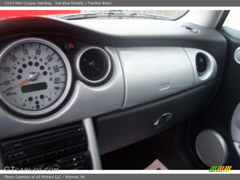 Indi Blue Metallic / Panther Black 2004 Mini Cooper Hardtop
