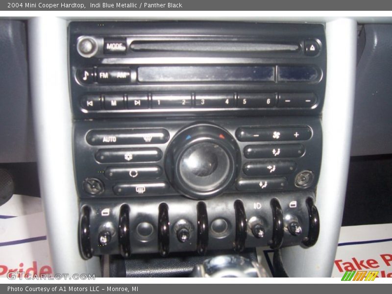 Indi Blue Metallic / Panther Black 2004 Mini Cooper Hardtop