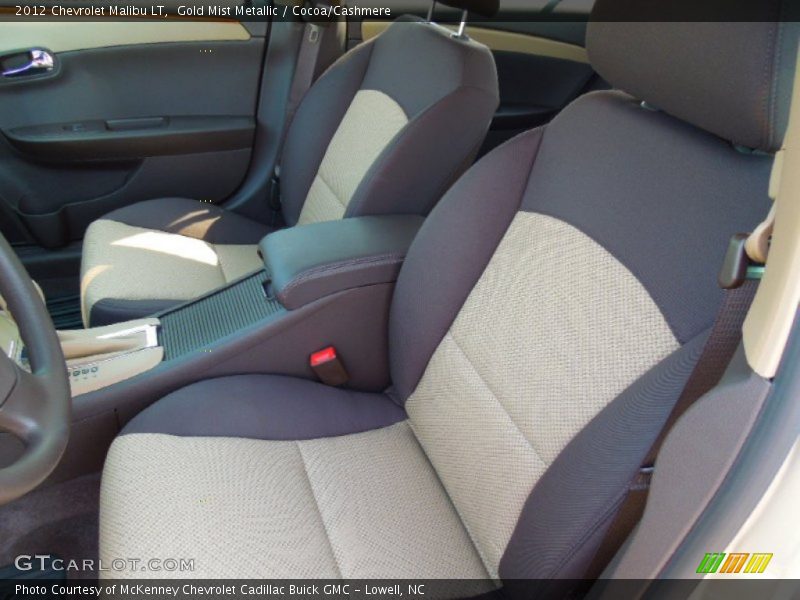 Gold Mist Metallic / Cocoa/Cashmere 2012 Chevrolet Malibu LT