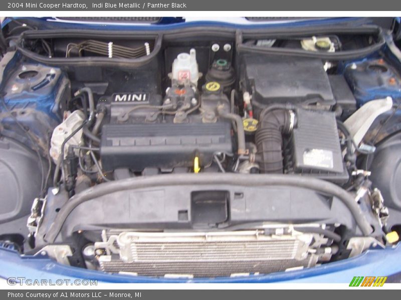Indi Blue Metallic / Panther Black 2004 Mini Cooper Hardtop