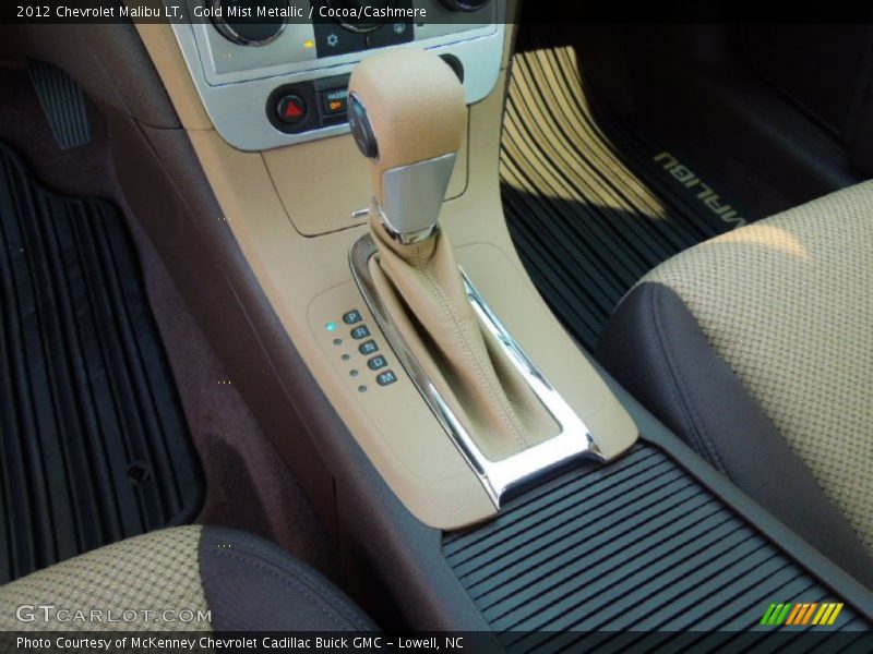 Gold Mist Metallic / Cocoa/Cashmere 2012 Chevrolet Malibu LT