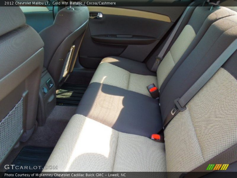 Gold Mist Metallic / Cocoa/Cashmere 2012 Chevrolet Malibu LT