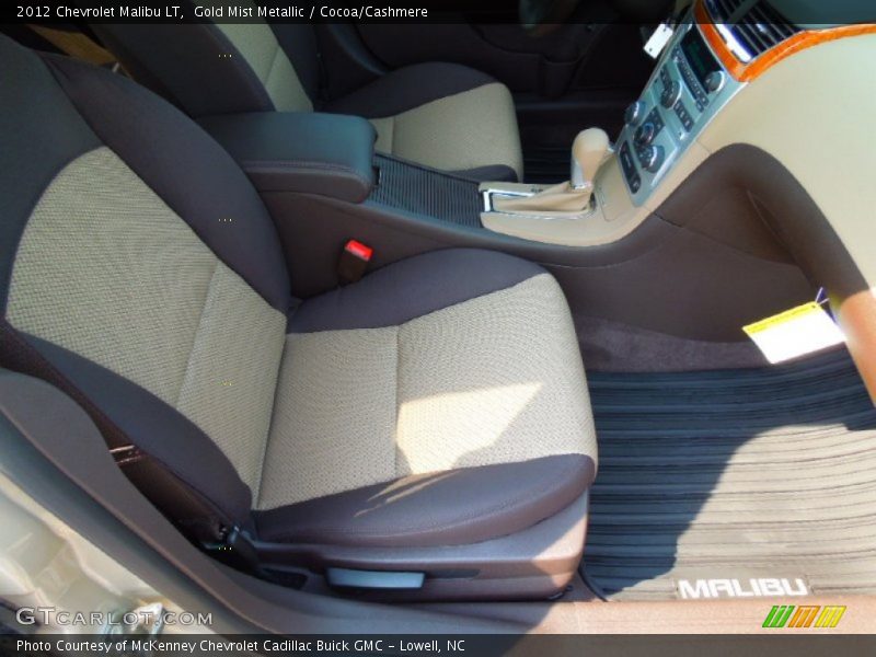 Gold Mist Metallic / Cocoa/Cashmere 2012 Chevrolet Malibu LT