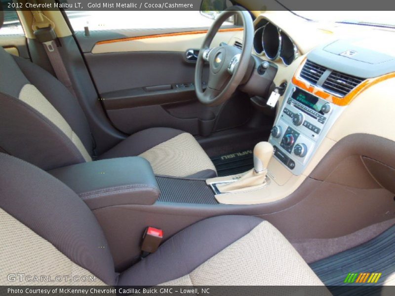 Gold Mist Metallic / Cocoa/Cashmere 2012 Chevrolet Malibu LT