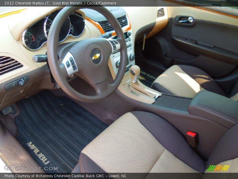 Gold Mist Metallic / Cocoa/Cashmere 2012 Chevrolet Malibu LT