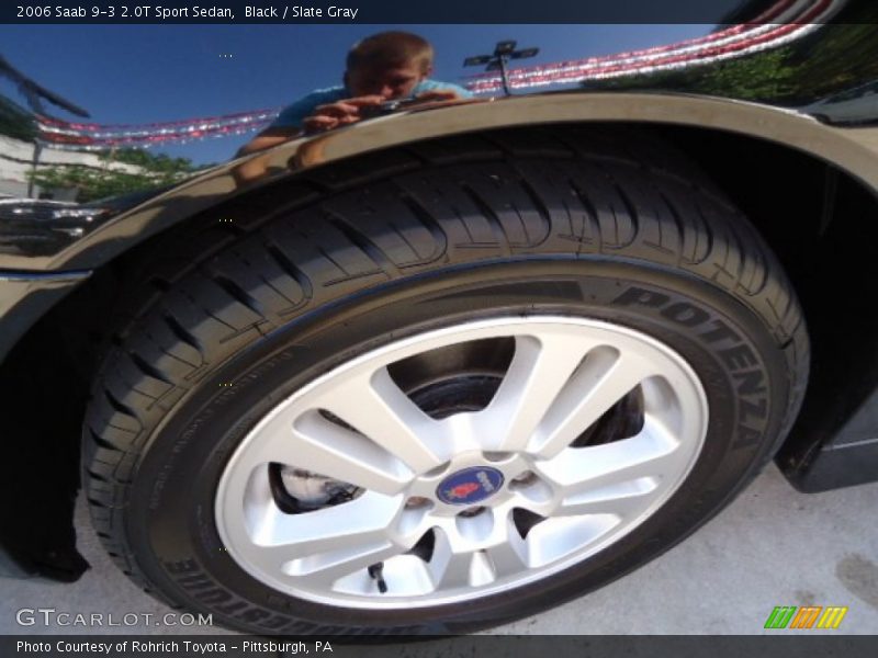 Black / Slate Gray 2006 Saab 9-3 2.0T Sport Sedan