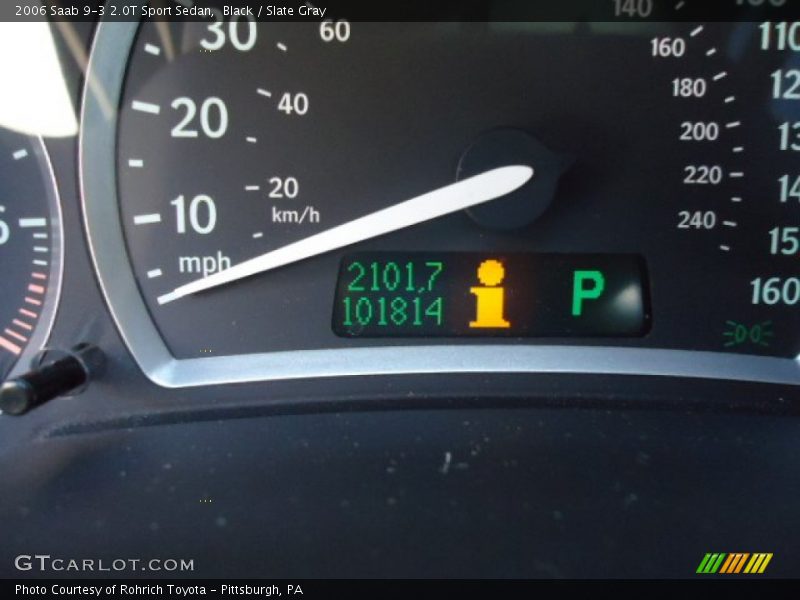 Black / Slate Gray 2006 Saab 9-3 2.0T Sport Sedan
