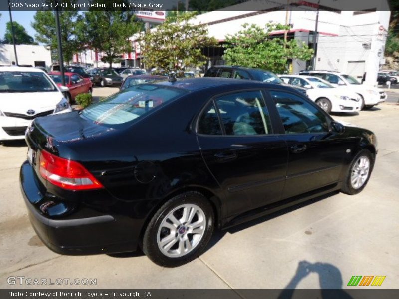 Black / Slate Gray 2006 Saab 9-3 2.0T Sport Sedan