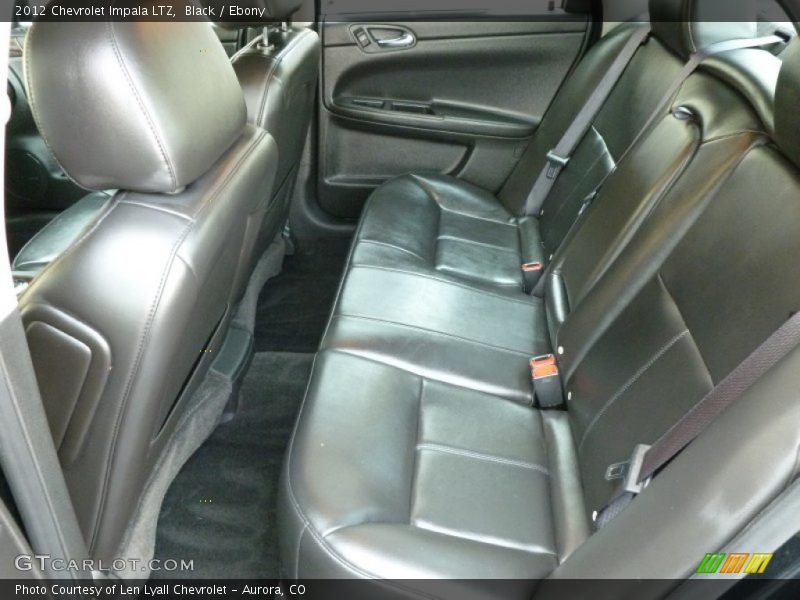 Rear Seat of 2012 Impala LTZ