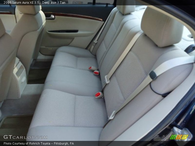 Deep Blue / Tan 2008 Saturn Aura XE 3.5