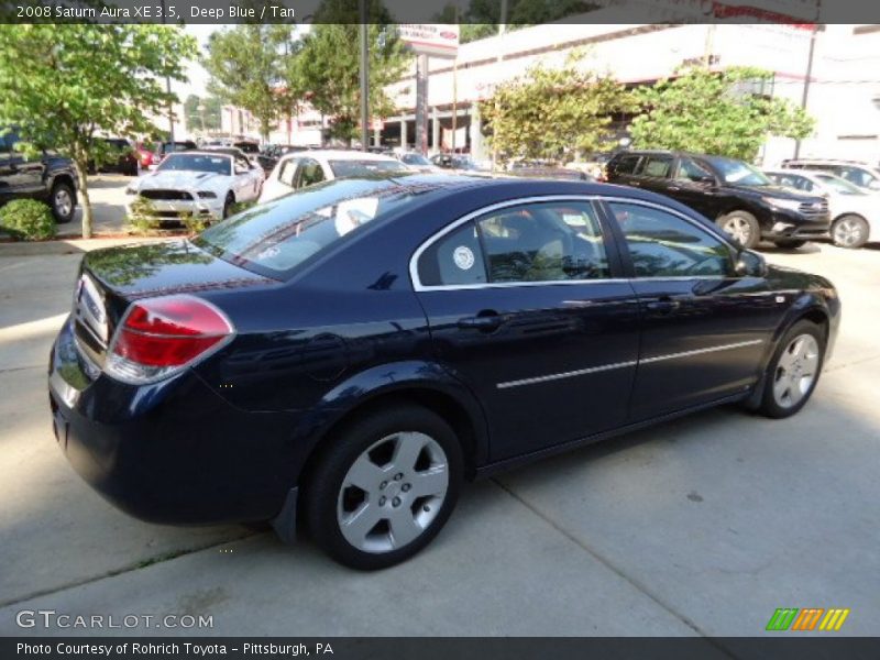 Deep Blue / Tan 2008 Saturn Aura XE 3.5