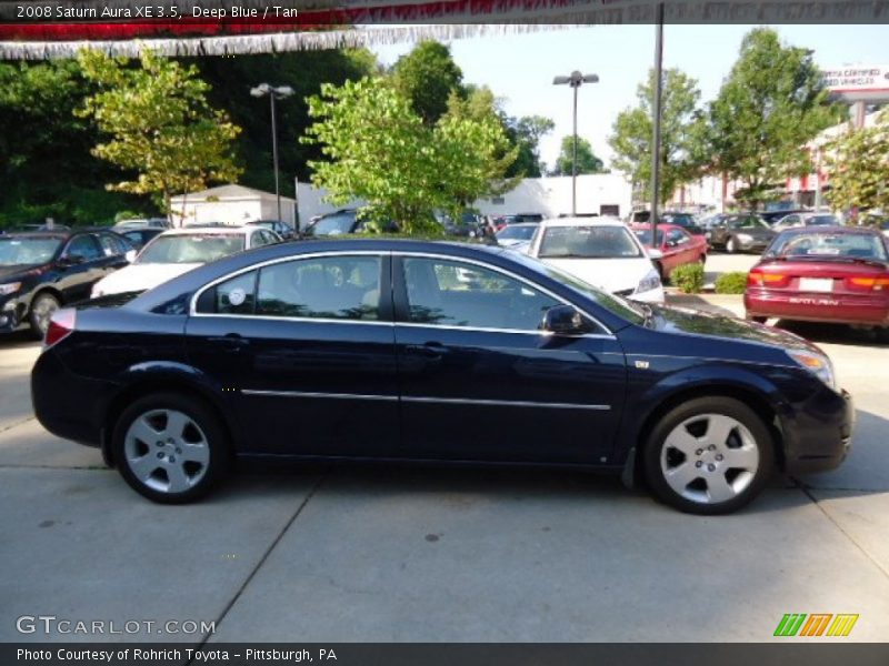 Deep Blue / Tan 2008 Saturn Aura XE 3.5