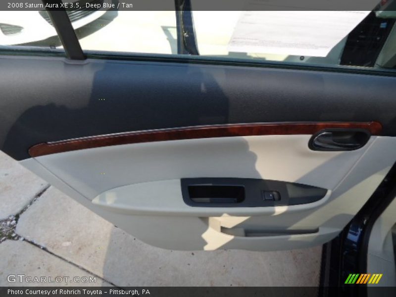 Deep Blue / Tan 2008 Saturn Aura XE 3.5