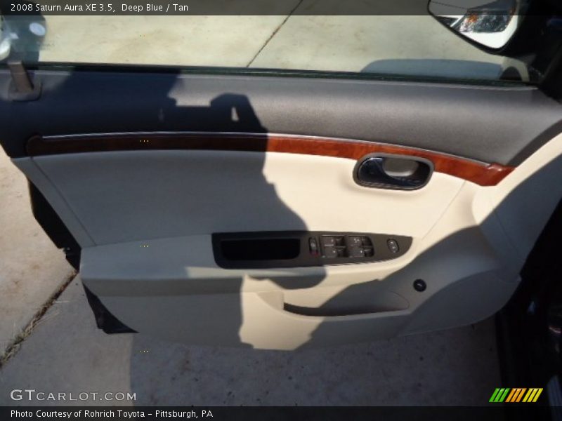 Deep Blue / Tan 2008 Saturn Aura XE 3.5