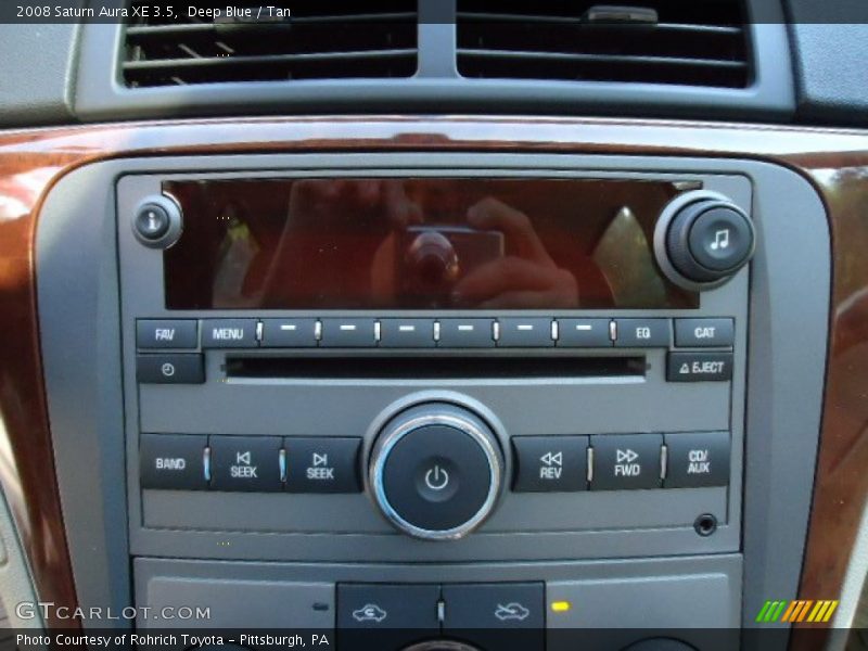 Deep Blue / Tan 2008 Saturn Aura XE 3.5