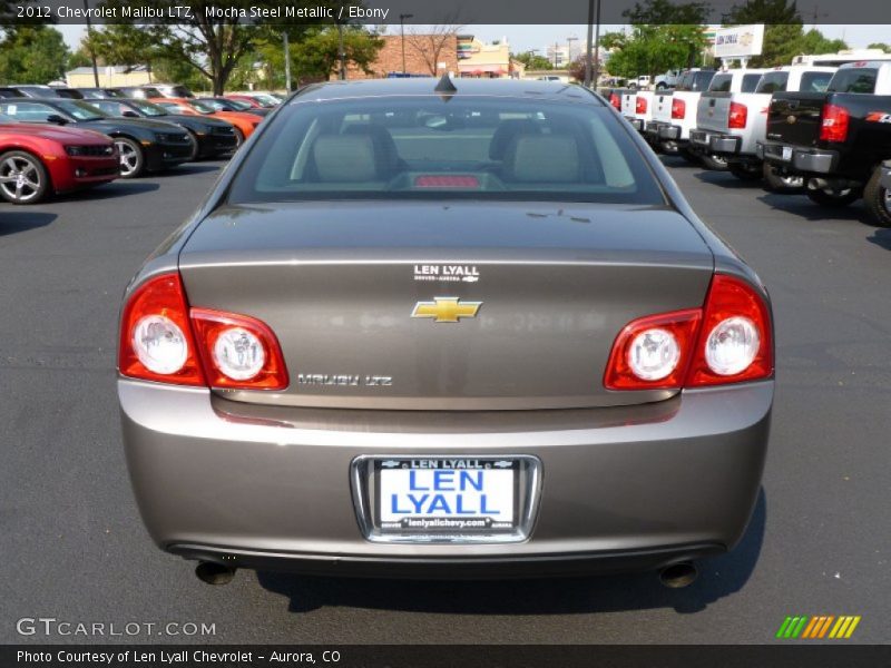 Mocha Steel Metallic / Ebony 2012 Chevrolet Malibu LTZ