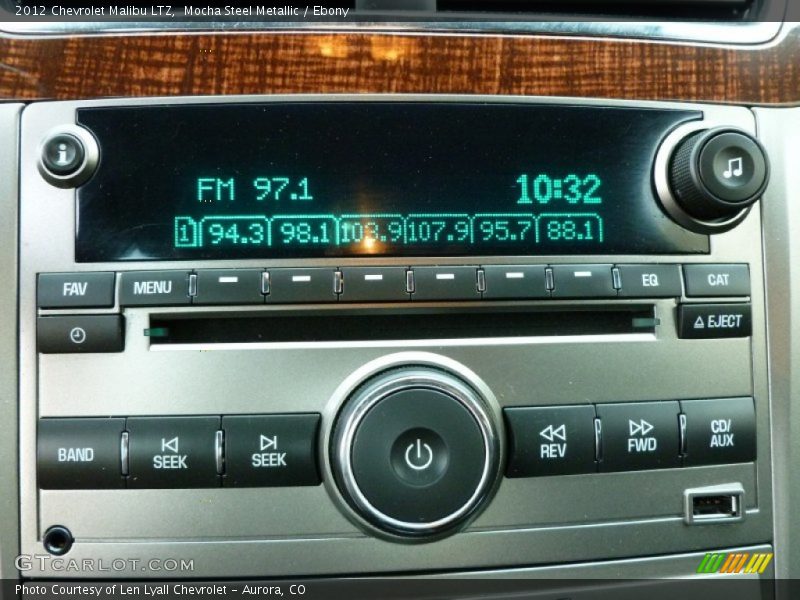 Mocha Steel Metallic / Ebony 2012 Chevrolet Malibu LTZ