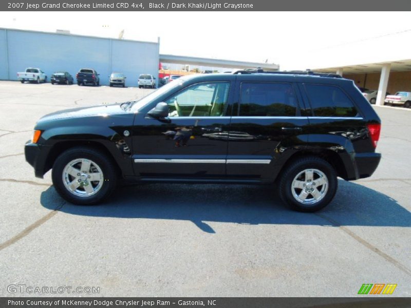 Black / Dark Khaki/Light Graystone 2007 Jeep Grand Cherokee Limited CRD 4x4