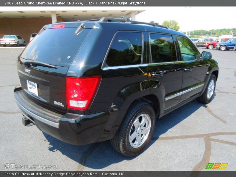 Black / Dark Khaki/Light Graystone 2007 Jeep Grand Cherokee Limited CRD 4x4