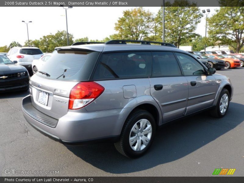 Diamond Gray Metallic / Off Black 2008 Subaru Outback 2.5i Wagon