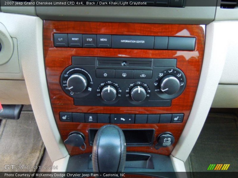 Black / Dark Khaki/Light Graystone 2007 Jeep Grand Cherokee Limited CRD 4x4
