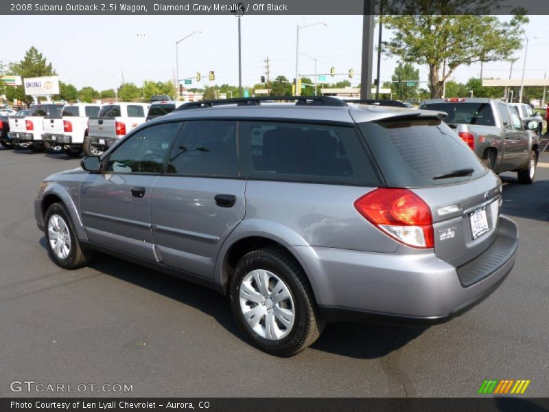 Diamond Gray Metallic / Off Black 2008 Subaru Outback 2.5i Wagon