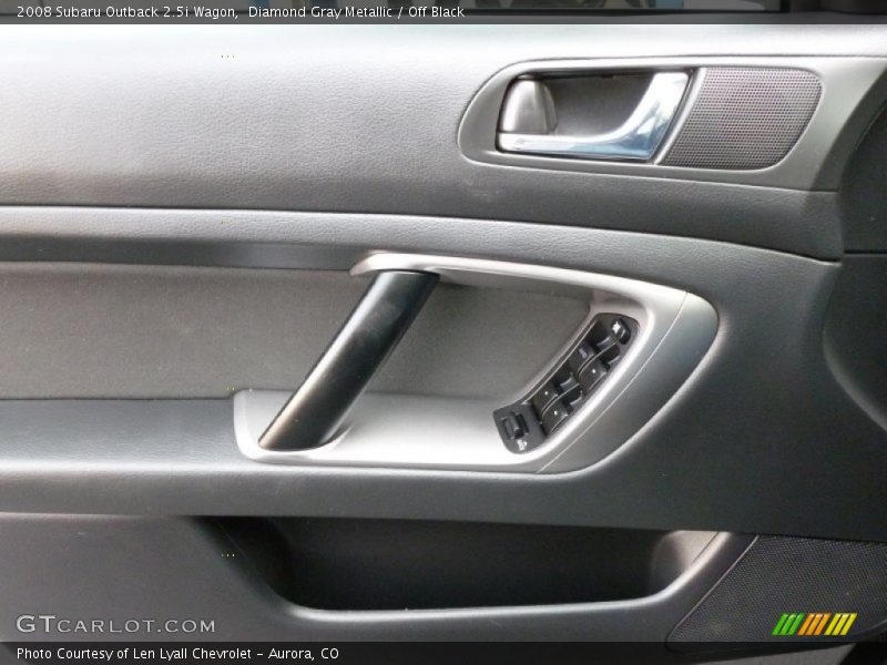 Diamond Gray Metallic / Off Black 2008 Subaru Outback 2.5i Wagon
