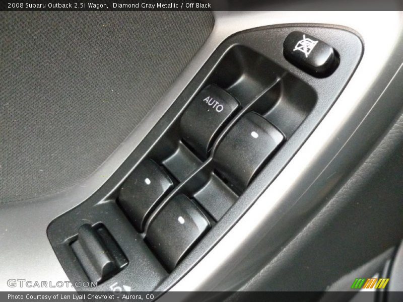 Diamond Gray Metallic / Off Black 2008 Subaru Outback 2.5i Wagon