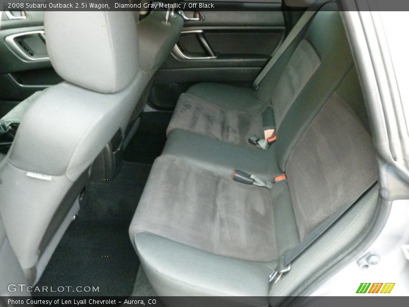 Diamond Gray Metallic / Off Black 2008 Subaru Outback 2.5i Wagon