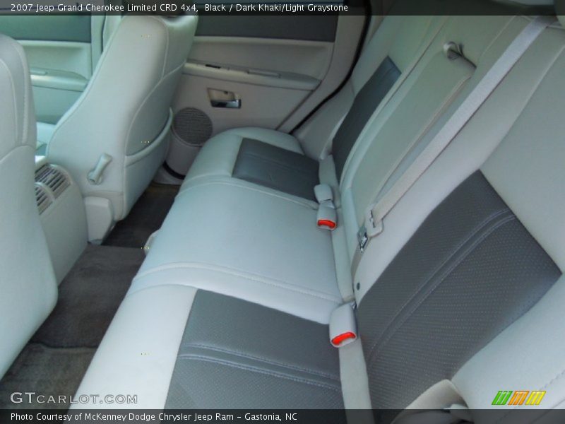 Black / Dark Khaki/Light Graystone 2007 Jeep Grand Cherokee Limited CRD 4x4