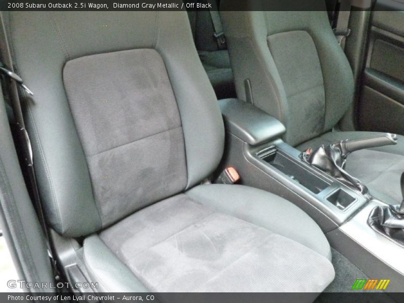 Diamond Gray Metallic / Off Black 2008 Subaru Outback 2.5i Wagon