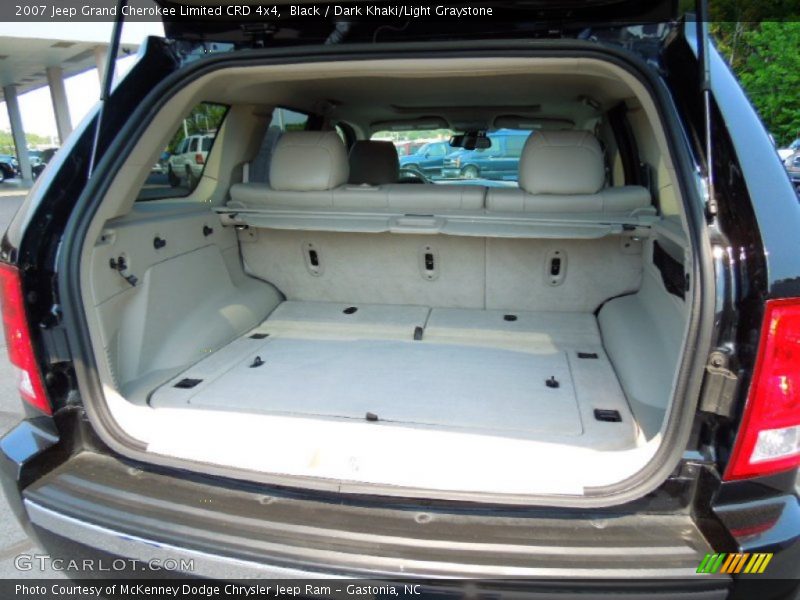 Black / Dark Khaki/Light Graystone 2007 Jeep Grand Cherokee Limited CRD 4x4