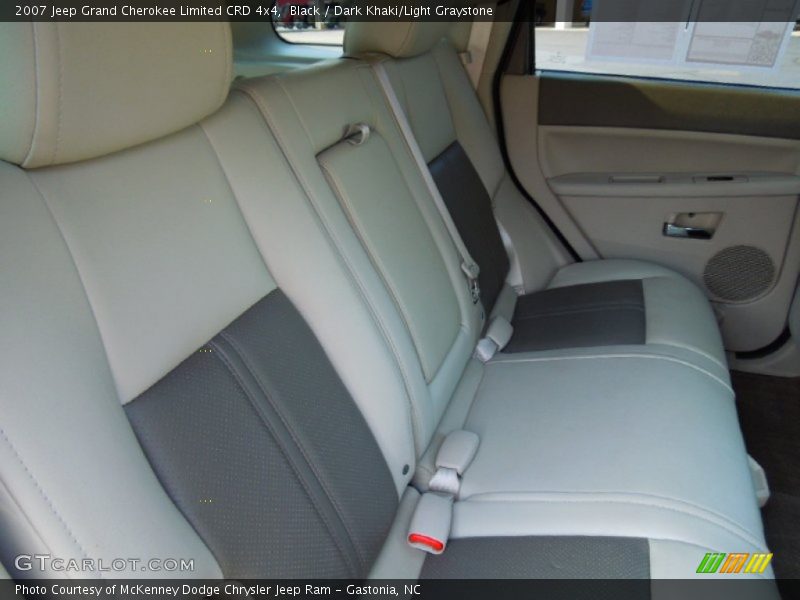 Black / Dark Khaki/Light Graystone 2007 Jeep Grand Cherokee Limited CRD 4x4