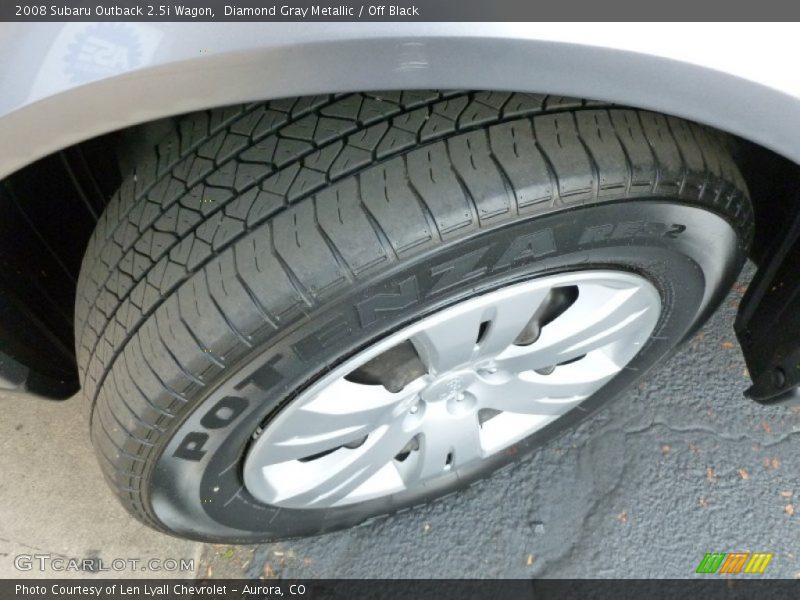 Diamond Gray Metallic / Off Black 2008 Subaru Outback 2.5i Wagon