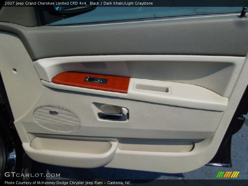 Black / Dark Khaki/Light Graystone 2007 Jeep Grand Cherokee Limited CRD 4x4