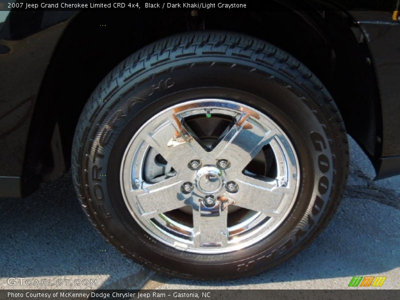 Black / Dark Khaki/Light Graystone 2007 Jeep Grand Cherokee Limited CRD 4x4