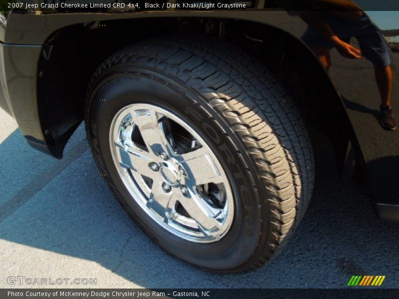 Black / Dark Khaki/Light Graystone 2007 Jeep Grand Cherokee Limited CRD 4x4