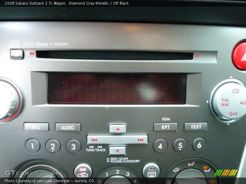 Diamond Gray Metallic / Off Black 2008 Subaru Outback 2.5i Wagon