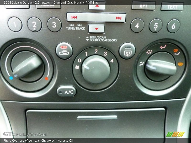 Diamond Gray Metallic / Off Black 2008 Subaru Outback 2.5i Wagon