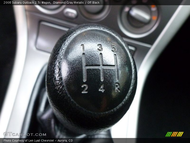 Diamond Gray Metallic / Off Black 2008 Subaru Outback 2.5i Wagon