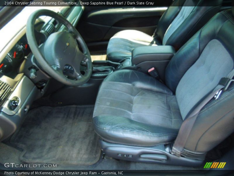  2004 Sebring Touring Convertible Dark Slate Gray Interior