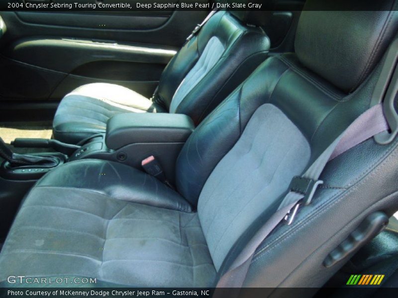 Deep Sapphire Blue Pearl / Dark Slate Gray 2004 Chrysler Sebring Touring Convertible