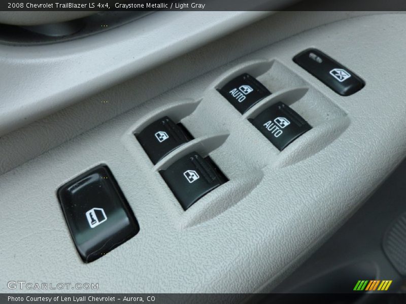 Graystone Metallic / Light Gray 2008 Chevrolet TrailBlazer LS 4x4