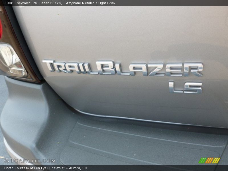 Graystone Metallic / Light Gray 2008 Chevrolet TrailBlazer LS 4x4
