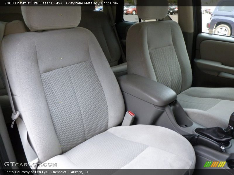 Graystone Metallic / Light Gray 2008 Chevrolet TrailBlazer LS 4x4