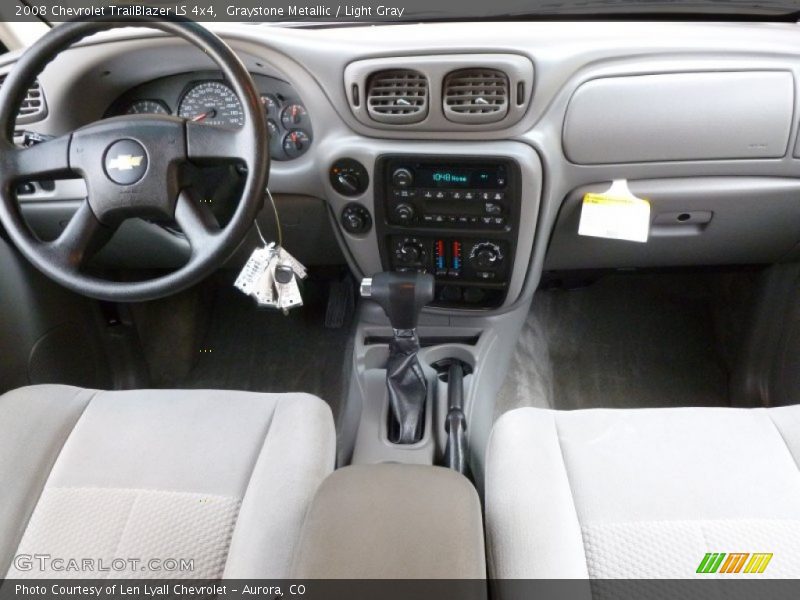 Graystone Metallic / Light Gray 2008 Chevrolet TrailBlazer LS 4x4
