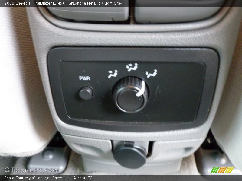 Graystone Metallic / Light Gray 2008 Chevrolet TrailBlazer LS 4x4