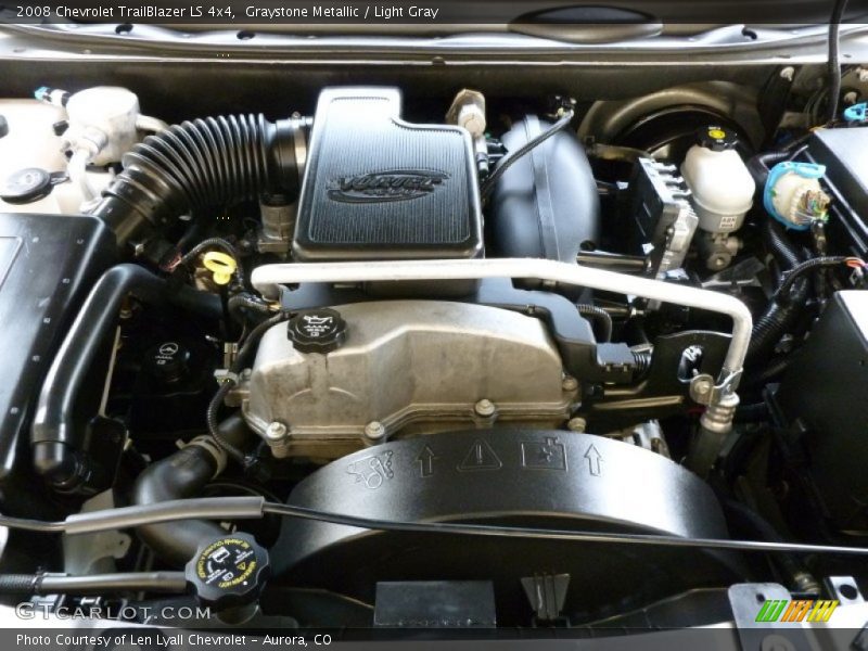 Graystone Metallic / Light Gray 2008 Chevrolet TrailBlazer LS 4x4